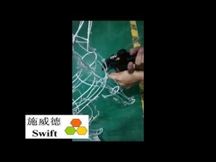 2400 - 3600pcs/H Mesin Pengikat Zip Tipe Meja Bertenaga Listrik