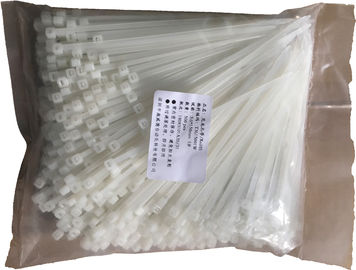 Beli 120mm Panjang Nylon Cable Ties Mengunci Vable Ties Warna Alami Dengan Persetujuan RoHS online manufacture