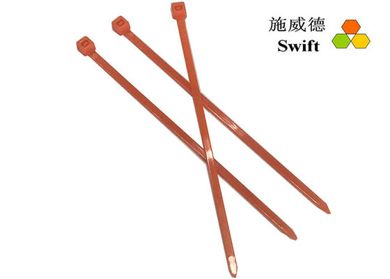 Beli Orange Self Locking 100mm Nylon UL94V2 Ikatan Kabel Massal online manufacture