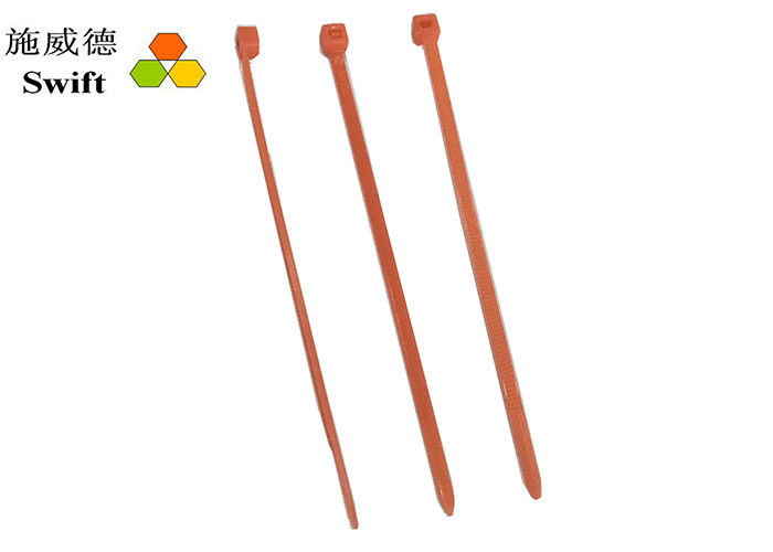 UL94V2 Mudah Terbakar 100mm Nylon 6.6 Kabel Ties Tunggal
