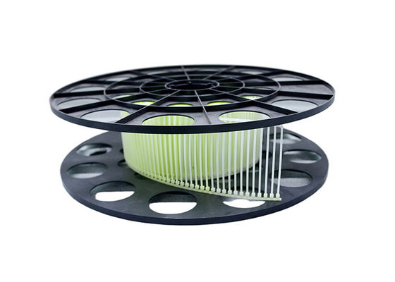 Gulungan Ikat Kabel Otomatis 100mm Putih Untuk Bundel Bahan PA66