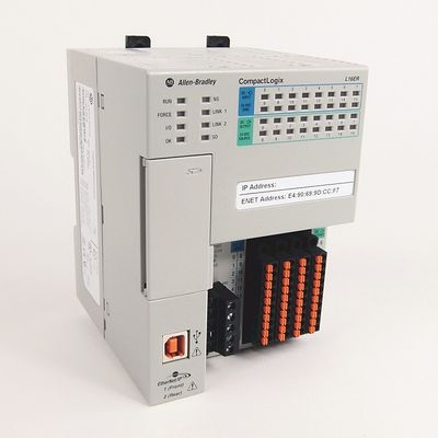24V DC 1769-L16ER-BB1B Allen Bradley Dengan Pengontrol DI/O Compactlogix 384KB