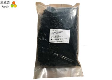 Ikatan Kabel Nilon 3,2 Inch Nilon Polimer 66 Bahan Kunci Tidak Geser