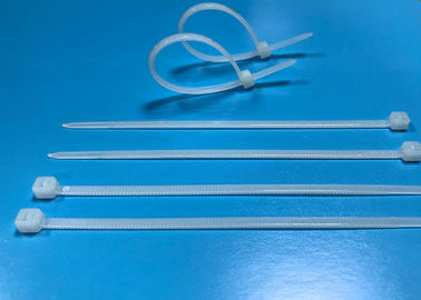120mm Panjang Natural Nylon Cable Ties Max Mengikat Diameter 22mm Umur Panjang