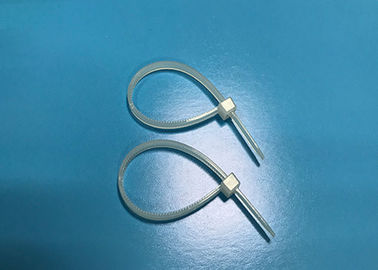 Ikatan Kabel Nilon Lurus Kekuatan Tarik 18 Lbs Untuk Bundling Kawat Harness