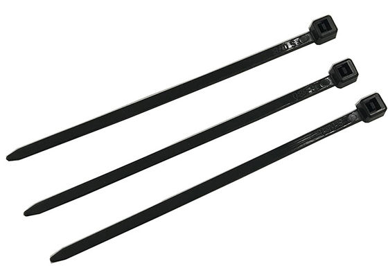 U4820L 80mm Black Nylon Cable Ties PA 66 Bahan sertifikat UL