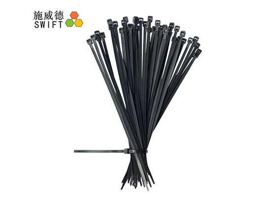 Hitam 1000 pcs/bag UL94V2 8KG Nylon Cable Ties Untuk T25100 T25120